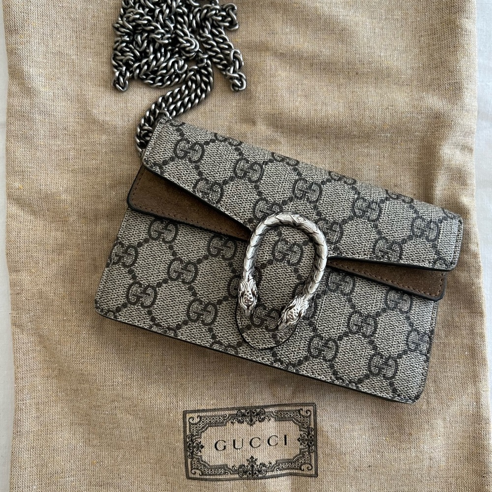 Cute Gucci GG Supreme Dionysus Mini Bag